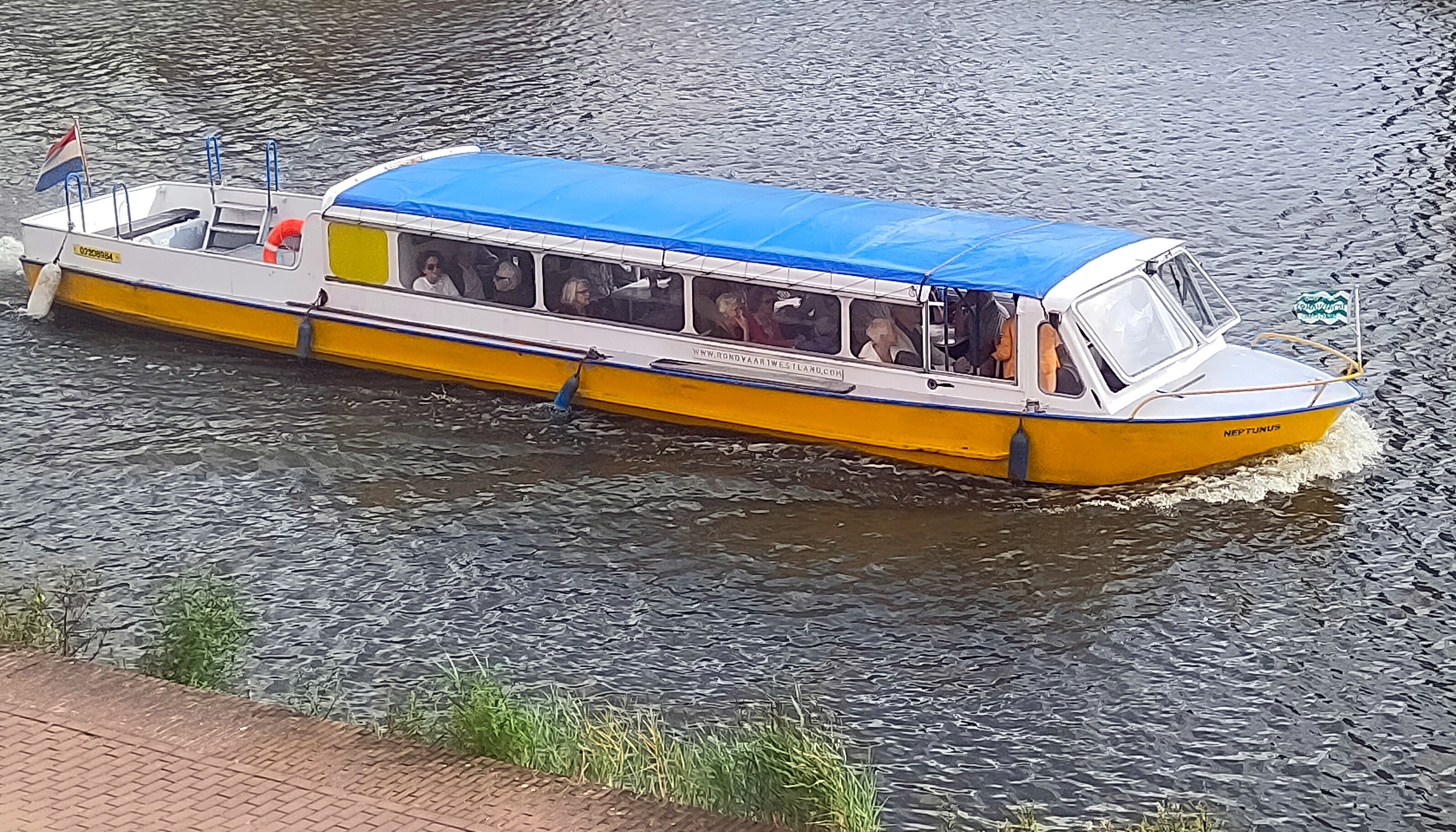 De boot op de Schie.